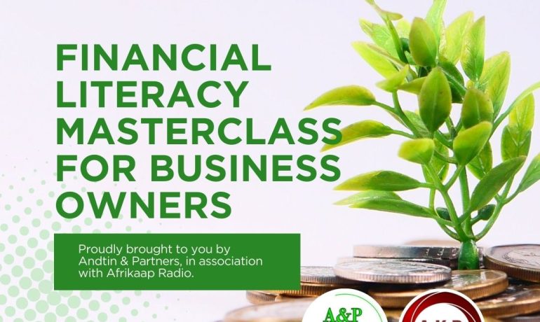 Financial Literacy Masterclass for Business Owners with Andtin & Partners and AfriKaap Radio