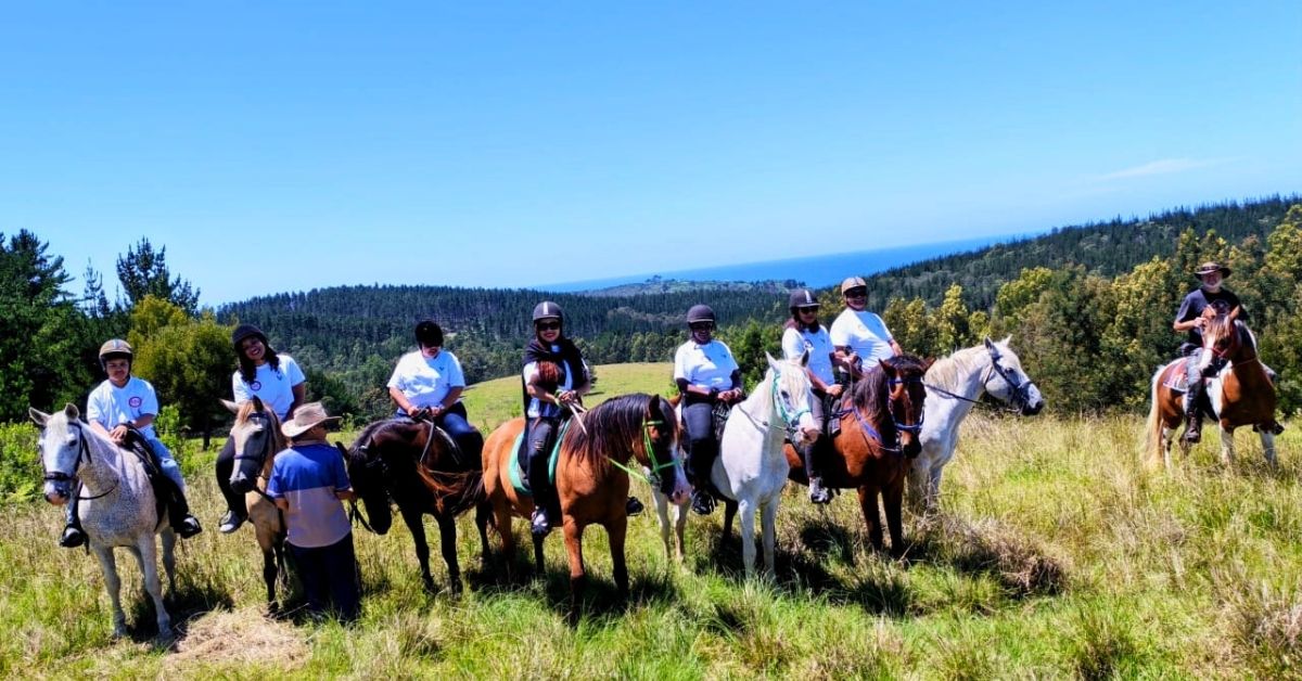 The Tour My Province Team at Garden Route Horse Trails in George