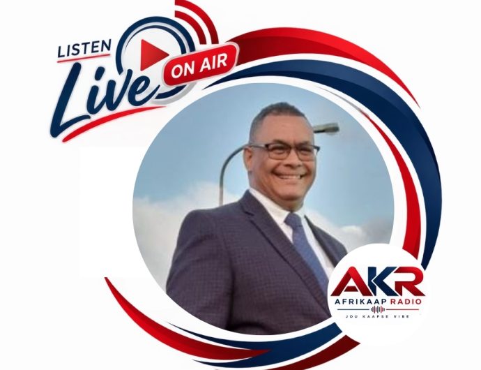 Afrikaap radio presenter Sebastian Petersen